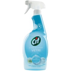 Spray Solutie pentru Geamuri cu Amoniac CIF Vetri, Cantitate 650 ml, Solutie Curatat Geamuri cu Pulverizator, Detergent de Geamuri, Solutie Spalat Gea foto