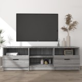 Cumpara ieftin Comodă TV, sonoma gri, 150x33,5x45 cm, lemn prelucrat