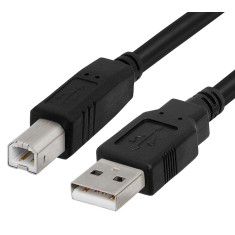 Cablu Imprimanta USB 2.0 A-B, 1.5m, Active, bobina antiparaziti, ambalaj individual, negru