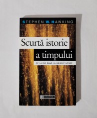 Scurta istorie a timpului, Stephen W. Hawking, 1995 foto
