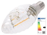 Lampă LED E14 alb cald 2W 2700K 250lm