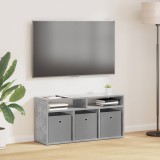 vidaXL Bucătărie joasă cu sertar Gri din beton 87 x 27,5 x 43 cm 8000583