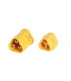 Mufa alimentare DC MT30 tata 3 pini pe cablu lipite 15A 500V AMASS