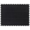 VidaXL Placă de podea din cauciuc, negru, 12 mm, 90x120 cm
