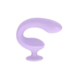 Vibrator dublu PLAYBOY Rev Me Up, cu m&acirc;ner ergonomic, pentru stimulare clitoris și punctul G, 8 funcții de vibrație, mov