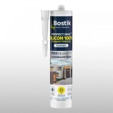 Silicon premium Bostik Silicon 100%, transparent, interior / exterior, 280 ml