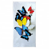 Cumpara ieftin Prosop de plaja Fantasy Butterflies, Oyo Concept, 80x155 cm, policoton, multicolor