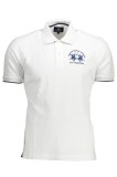 Cumpara ieftin La Martina Tricou polo barbati, cu imprimeu, Regular Fit, Alb, M, 2XL, L, XL