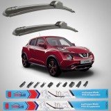 Cumpara ieftin Ștergătoare Auto TeamCar&reg; Set Față Nissan Juke F15 (2010-2017) &ndash; 550mm + 400mm, Prindere Carlig
