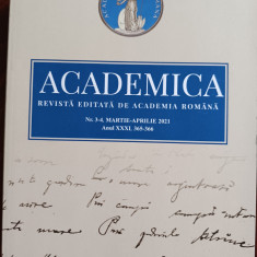 Revista ACADEMICA nr. 3-4 martie-aprilie 2021