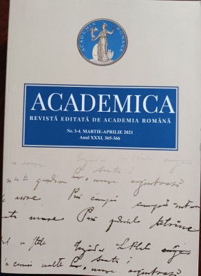 Revista ACADEMICA nr. 3-4 martie-aprilie 2021 foto