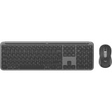 Kit Logitech Wireless Signature Slim MK950, 2.4GHz&amp;amp;Bluetooh, Easy-Switch, Flow, Negru