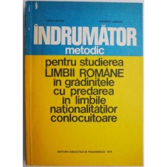 Indrumator metodic pentru studierea limbii romane in gradinitele cu predarea in limbile nationalitatilor conlocuitoare &ndash; Kote Letitia