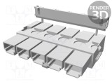 Conector MOLEX Mini-Fit Sr 10mm PIN 5 mufă mamă cablu-cablu/PCB