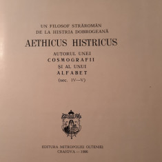 Aethicus Histricus un filosof straroman Histria dobrogeana Nestor Vornicescu