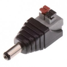 Conector Mufa alimentare tata cu prindere rapida clips foto