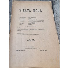 Vieata Noua Anul V Nr. 5 Aprilie 1909