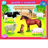 Puzzle 30 piese Animale domestice