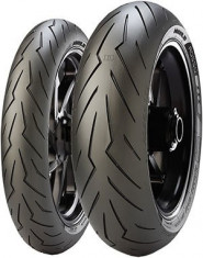 Motorcycle Tyres Pirelli Diablo Rosso III ( 120/70 ZR17 TL (58W) M/C, Roata fata ) foto