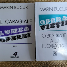 OPERA VIETII ,LUMEA OPEREI -MARIN BUCUR , 2 VOLUME