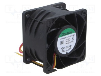 Ventilator axial SUNON 12V DC 60x60x38mm bilă 73dBA foto