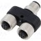 Adapter M12 DEGSON FY-M12B-05M-M12B-05F-T-0100