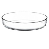 Vas termorezistent Borcam 59064, sticla termica, oval, transparent, 30.6 x 21.6 x 6 cm, fara capac