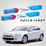 Cumpara ieftin Ștergătoare Citro&euml;n C5 Gen 3 (RD) Sedan 2008-2015 | Set Față Flat Premium &ndash; TeamCar&reg;