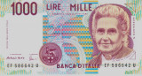 Bancnota Italia 1.000 Lire 1990 - P114c UNC ( semn. Fazio/ Amici )