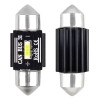 Set 2 becuri auto Amio LED UltraBright, C5W SV8.5-8, 1 SMD 1860, 2.9W, 31mm, Canbus, 12-24V, leduri alb sofit Festoon