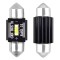 Set 2 becuri auto Amio LED UltraBright, C5W SV8.5-8, 1 SMD 1860, 2.9W, 31mm, Canbus, 12-24V, leduri alb sofit Festoon