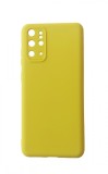 Husa telefon compatibila cu Samsung Galaxy S20 Plus, Galben, Cu interior de catifea, 258HT, Silicon, Carcasa