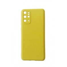 Husa telefon compatibila cu Samsung Galaxy S20 Plus, Galben, Cu interior de catifea, 258HT