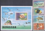 Timbre cu faună marină din Redonda