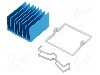 Radiator extrudat, aluminiu, 29mm x 29mm, albastra, Advanced Thermal Solutions - ATS-X53290P-C1-R0 foto