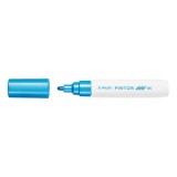Cumpara ieftin Marker cu vopsea Pilot Pintor Metalic M culori metalizate 1.4mm Marker cu vopsea Pilot Pintor Metalic varf rotund 4.5 mm albastru