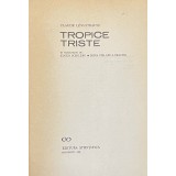 TROPICE TRISTE de C. LEVI - STRAUSS, 1968
