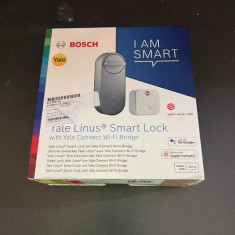 Bosch Yale Linus, Incuietoare inteligenta Linus + Linus Connect Bridge