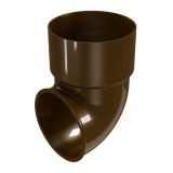 Cot burlan pentru sistem pluvial, Regenau, PVC, maro, D 80 mm