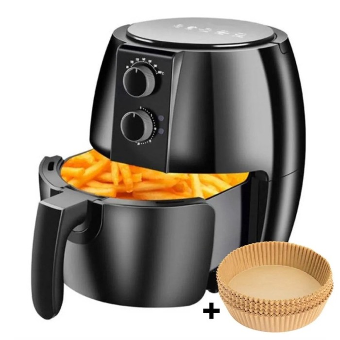 Friteuza cu aer cald fara ulei Air Fryer putere 1350W si volum 5 litri