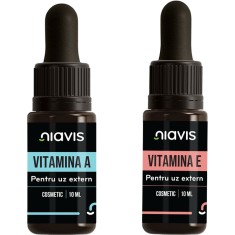 Pachet Vitamina E 10ml + Vitamina A pentru Uz Cosmetic 10ml