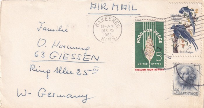 FILATELIE TEMATICA - PLIC USA TEMATICA PASARI AIRMAIL