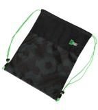 Sac Sport pentru copii Colectia St Right model Fotbal, negru - verde, 43x34cm