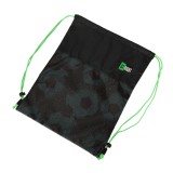 Sac Sport pentru copii Colectia St Right model Fotbal, negru - verde, 43x34cm