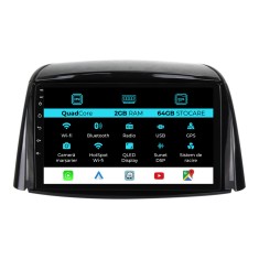 Navigatie Dedicata Renault Koleos (2008-2016), 9Inch, 2Gb Ram, 64Gb Stocare, Carplay