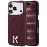 Husa MagSafe pentru Apple iPhone 18 Pro Max / 17 Pro Max, Karl Lagerfeld, Grained Embossed Ring , Visinie