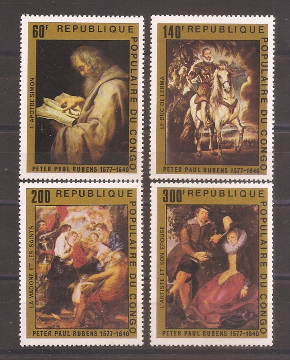 Congo 1978 - 400 de ani de la nașterea lui Peter Paul Rubens, MNH
