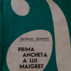 Prima ancheta a lui Maigret Georges Simenon 1966