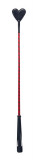 Cumpara ieftin Cravasa Din Piele, Negru + Rosu, 66 cm, Devil Sticks