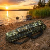 Husă Dublă pentru Lansete de Pescuit, Camuflaj, 135 cm
